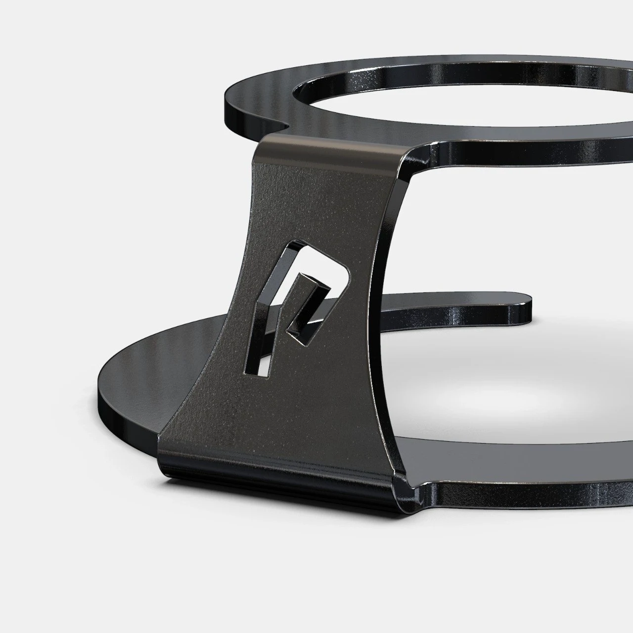ORIA coqti — vue rapprochée matière inox poli miroir
