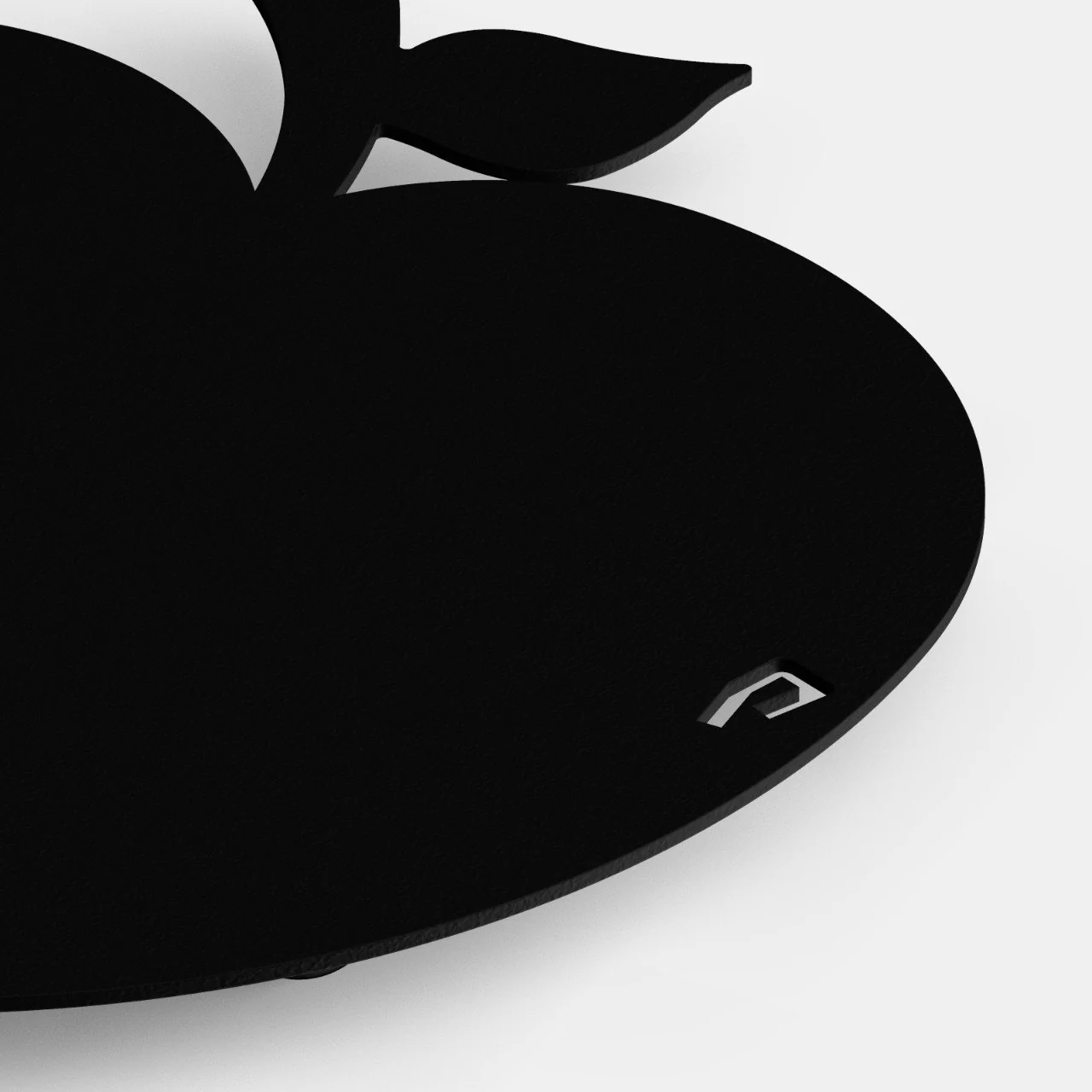 ORIA pomme — détail matière et signature